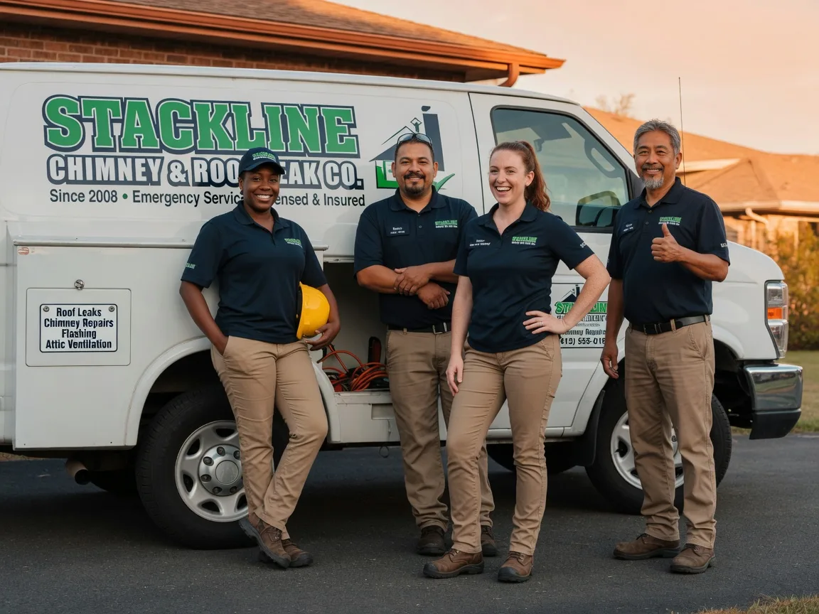 Chimney flashing repair company in Danville, KS
